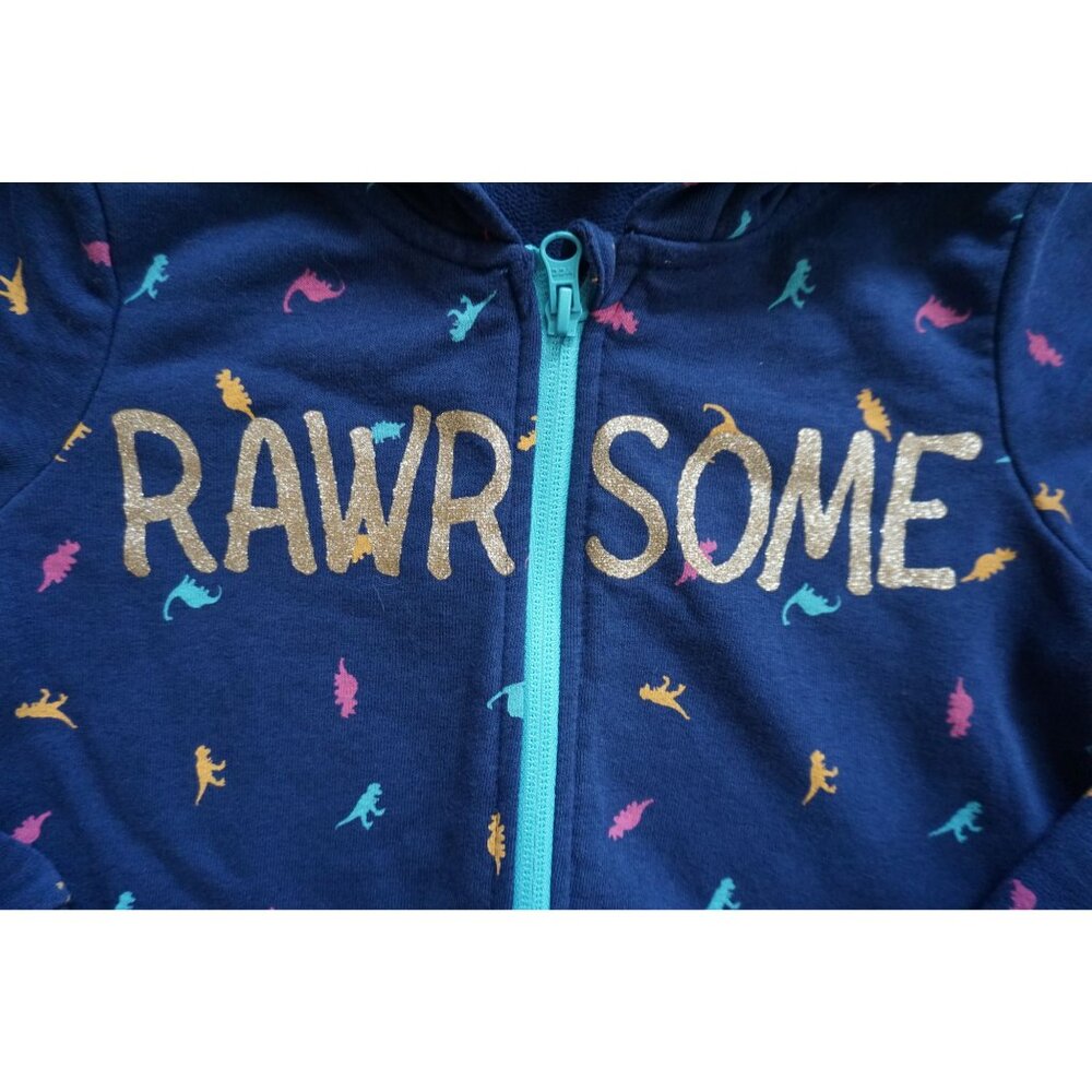 Lily & Dan Girls Navy Hoodie & Joggers Set – Size M - Picture 5 of 8